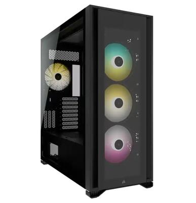 Corsair CORSAIR iCUE 7000X RGB - FT - E-ATX - Seitenteil mit Fenster (gehärtetes Glas) Full Tower PC-behuizing Zwart Corsair CORSAIR iCUE 7000X RGB - FT - E-ATX - Seitenteil mit Fenster (gehärtetes Glas) Full Tower PC-behuizing Zwart