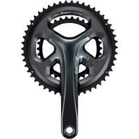 Shimano Crankstel 2 x 10 speed tiagra fc-4700 - 172,5/50-34t met holle as - zwart - thumbnail