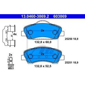 Remblokkenset, schijfrem 13046038692