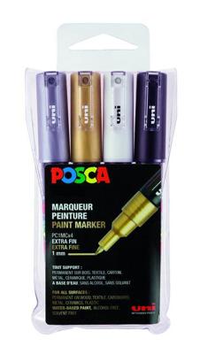 Paintmarker uni posca pc1mc ef 4st assorti Paintmarker uni posca pc1mc ef 4st assorti