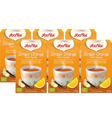 Yogi Tea Ginger Orange With Vanilla Kruidenthee Yogi Tea Ginger Orange With Vanilla Kruidenthee