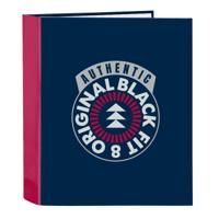 Ringmap BlackFit8 Marineblauw A4 27 x 33 x 6 cm - thumbnail