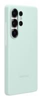 Samsung Silicone Silicon Case Samsung Galaxy S25 Ultra Mint Stootbestendig - thumbnail