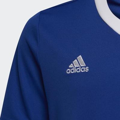 adidas Entrada 22 Voetbalshirt Kids Blauw Wit adidas Entrada 22 Voetbalshirt Kids Blauw Wit