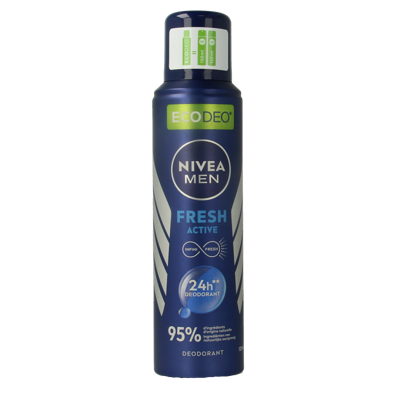 Nivea Men deodorant spray fresh active eco 125 Milliliter Nivea Men deodorant spray fresh active eco 125 Milliliter
