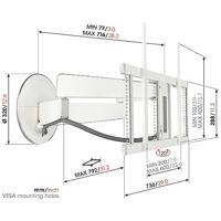 Vogel&apos;S TVM 7655 DESIGNMOUNT TV beugel Wit - thumbnail