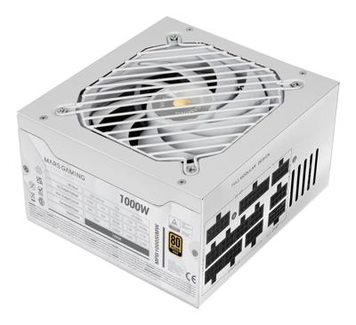 Voedingsbron Mars Gaming MPB1000SIMW ATX 1000 W 80 Plus Gold - thumbnail