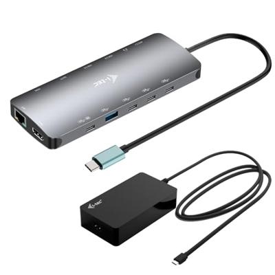 i-tec C31NANOTRIPLED140 USB-C dockingstation Incl. laadfunctie, USB-C Power Delivery