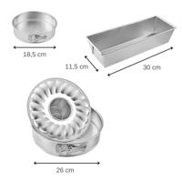 Set van 3 cakevormen - ZENKER - 30, 18 en 26 cm - thumbnail