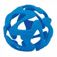 Nuby Bijtbal Junior 15,9 Cm Siliconen Donkerblauw - thumbnail