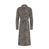 Soyaconcept blousejurk SC-OKIMI 3 met grafische print en ceintuur zwart/zand - thumbnail