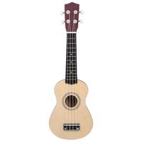 VidaXL Ukuleleset met tas voor kinderen sopraan 21&apos;&apos; lichthoutkleurig - thumbnail