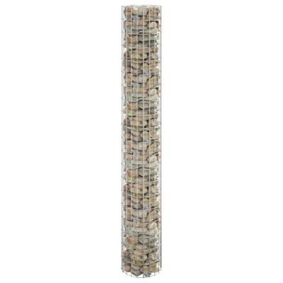 VidaXL Gabion paal rond ø30x200 cm gegalvaniseerd staal