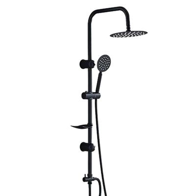 Douchekolom Fontastock Zwart Roestvrij staal ABS