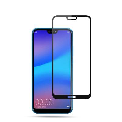 mocolo 0.33 mm 9u 2.5 D volledige lijm gehard glas film voor Huawei P20 Lite (zwart)