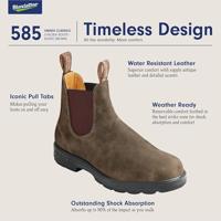 Blundstone 585 Classic rustic brown Bruin maat 41.5 - thumbnail
