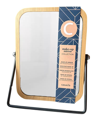 Treffina Bamboe Make-up spiegel 3x Vergroot