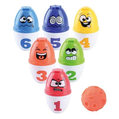 Playgo Play bowling speelset gezichten, 13dlg. Playgo Play bowling speelset gezichten, 13dlg.