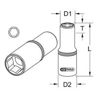 KS Tools 9173837 9173837 Verwisselbare kop 17 mm - thumbnail