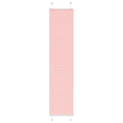 Pliss rolgordijn 50x200 cm stofbreedte 49,4 cm polyester roze