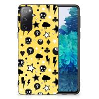 Mobiel Case Samsung Galaxy S20 Punk Geel - thumbnail