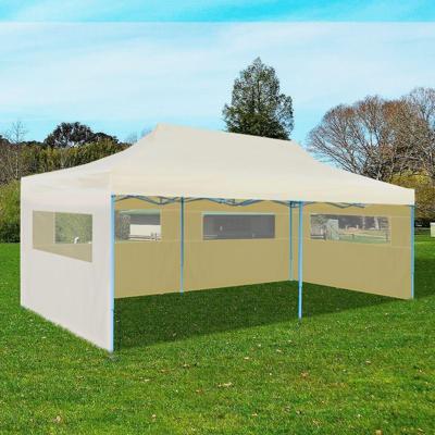 Partytent pop-up inklapbaar 3x6 m creme