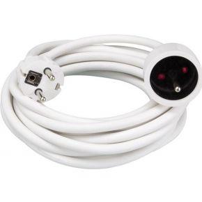 Verlengkabel 5 m wit 3g1.5 penaarde Velleman - Velleman Verlengkabel 5 m wit 3g1.5 penaarde Velleman - Velleman
