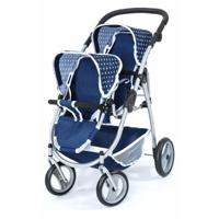 Poppenwagen Reig Tandem Blauw 73 x 63 x 46 cm - thumbnail