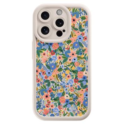 iPhone 15 Pro beige case - Floral garden iPhone 15 Pro beige case - Floral garden