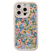 iPhone 15 Pro beige case - Floral garden - thumbnail