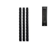 Gusta Swirl Dinerkaars 3 Pack Zwart - thumbnail