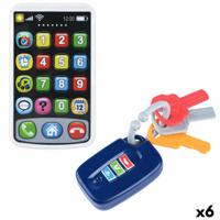 Speelgoedtelefoon PlayGo 7 X 11 X 2 CM (6 Stuks) - thumbnail