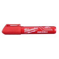 Milwaukee Accessoires inkzall rode l beitelpunt marker | 12 stuks - 4932471556 - thumbnail