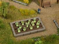 NOCH 0013214 H0 set van 2 perkranden Kant-en-klaar model - thumbnail