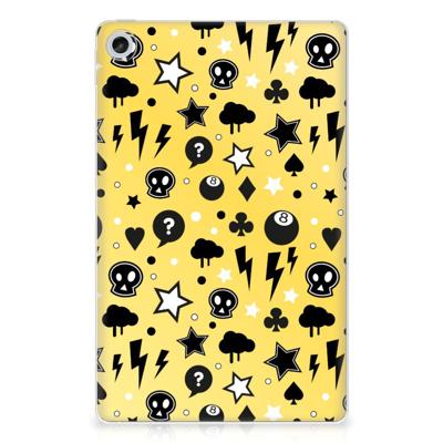 Tablet BackCover Lenovo Tab M10 Plus (3e generatie) Punk Geel Tablet BackCover Lenovo Tab M10 Plus (3e generatie) Punk Geel