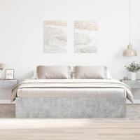 Bedframe betongrijs 200x200 cm - thumbnail