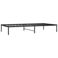 Bedframe metaal zwart 100x200 cm - thumbnail