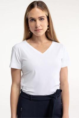 Studio Anneloes Roller Shirt 94814 T-shirt Korte Mouw 1000 White