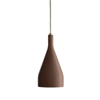 Hollands Licht Timber hanglamp large Ø14 walnoot - thumbnail