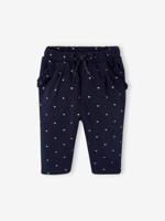 Fleece-pantalon voor meisjesbaby marineblauw - thumbnail