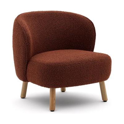 Kave Home Fauteuil 'Ulit' Bouclé, kleur Terracotta Kave Home Fauteuil 'Ulit' Bouclé, kleur Terracotta