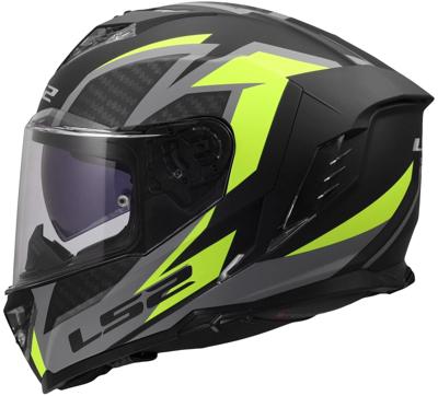 LS2 integraalhelm "ff818 storm iii dynamo" helmet ff818 storm ii dynamo matt sw/yellow xl