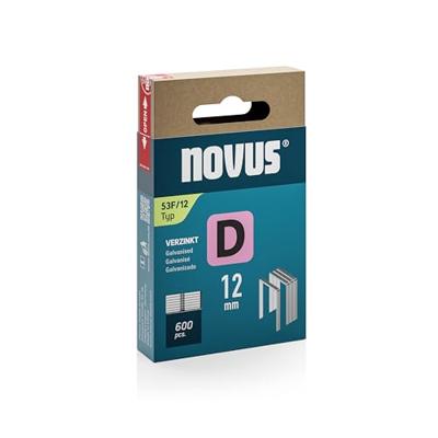 Novus Niet met platte draad D 53F/12mm (600 stuks) - 042-0791 Novus Niet met platte draad D 53F/12mm (600 stuks) - 042-0791