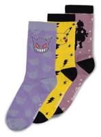 Pokémon Socks 3-Pack Crew 39-42 - thumbnail