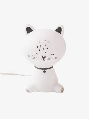 Miauw nachtlampje. wit / blauw