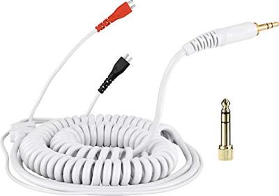 Zomo HD 25 Spiral Cord White DeLuxe krulkabel voor Sennheiser HD 25