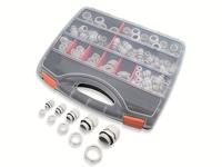 Quadrios 2102CA115 Wartel assortiment PA66 Wit 224 stuk(s) - thumbnail