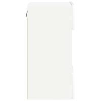 Wandkasten met LED-verlichting voor tv 2 st 40x30x60,5 cm wit - thumbnail