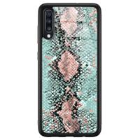 Samsung Galaxy A50 glazen hardcase - Baby snake - thumbnail