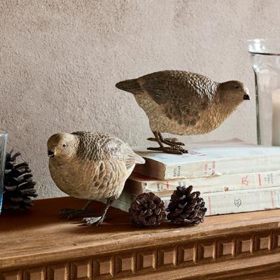 Decoratieve kwartel set van 2 Punata Decoratieve kwartel set van 2 Punata